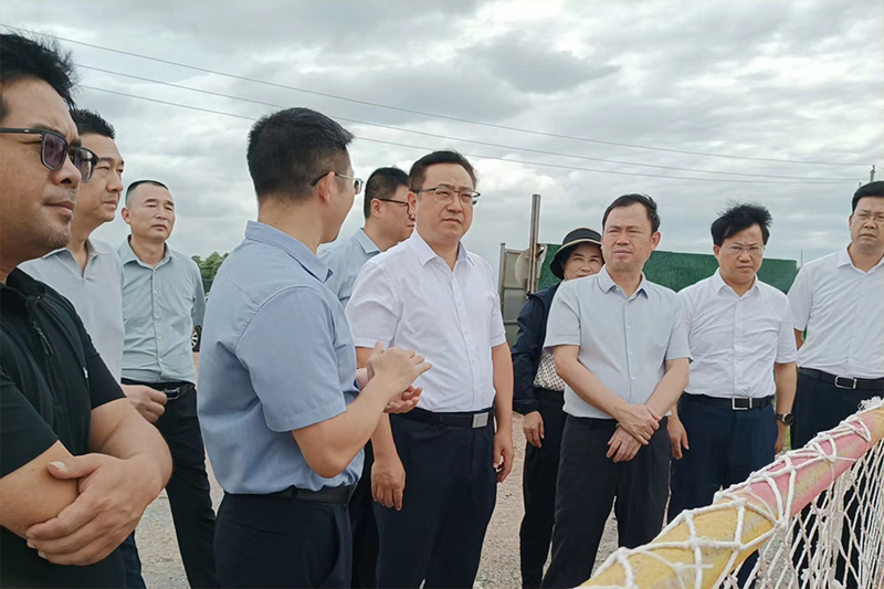 贛州市委常委、副市長何琦一行蒞臨挺進環(huán)保D5地塊土壤治理項目調(diào)研指導(dǎo)